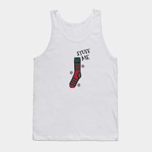 Stuff Me Christmas Sock Tank Top